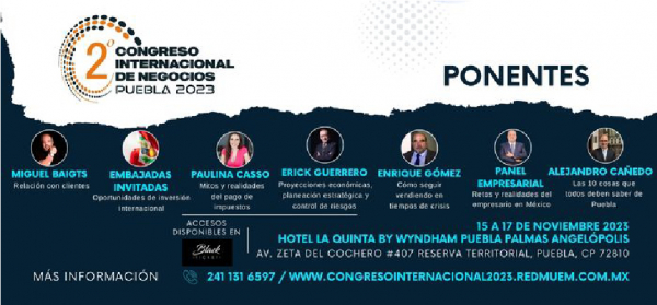 Segundo Congreso Internacional de Negocios Puebla 2023